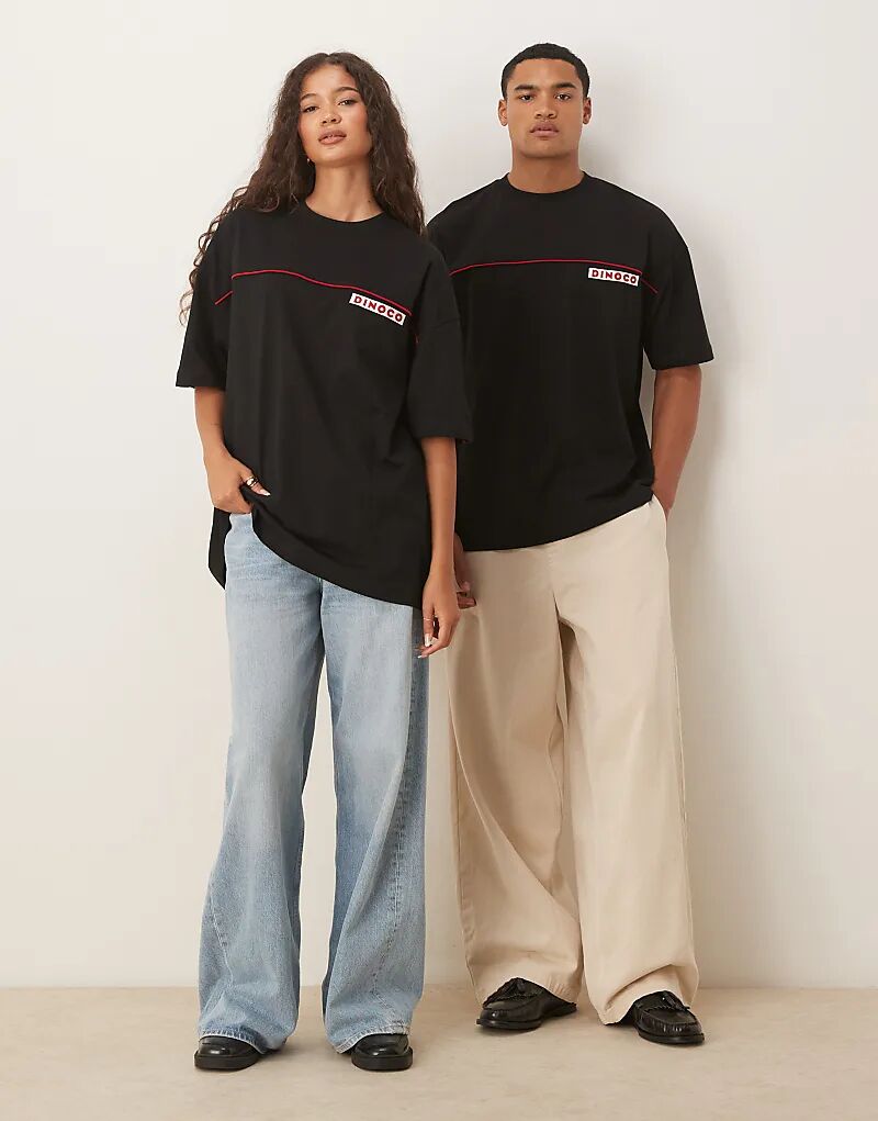 Футболка унисекс оверсайз ASOS DESIGN Disney Pixar с принтами Cars Dinoco черного цвета
Футболка унисекс оверсайз ASOS DESIGN Disney Pixar с принтами Cars Dinoco черного цвета