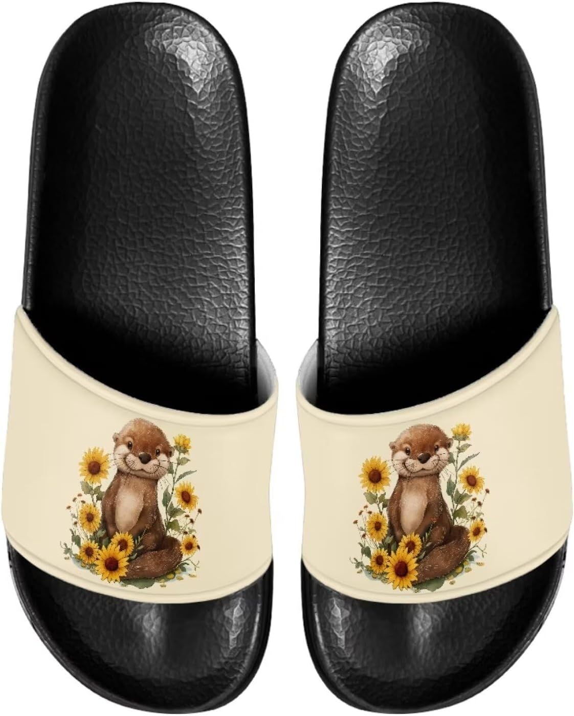 Сланцы для женщин на плоской подошве с открытым носком, удобные пляжные сандалии, тапочки Judentidos, Sunflower Otter
Сланцы для женщин на плоской подошве с открытым носком, удобные пляжные сандалии, тапочки Judentidos, Sunflower Otter