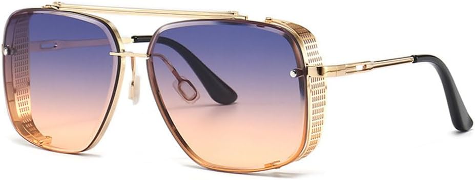 Модные солнцезащитные очки для мужчин и женщин в стиле стимпанк, винтажные солнцезащитные очки с градиентным красным покрытием и защитой от ультрафиолета UV400 TYUVIVO, 7
Модные солнцезащитные очки для мужчин и женщин в стиле стимпанк, винтажные солнцезащитные очки с градиентным красным покрытием и защитой от ультрафиолета UV400 TYUVIVO, 7