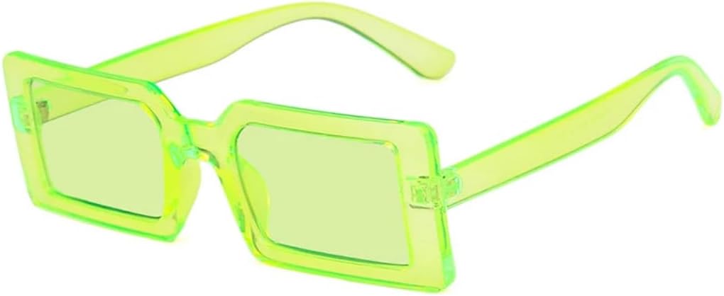 Модные флуоресцентные зеленые прямоугольные женские солнцезащитные очки с прозрачными линзами цвета океана, винтажные мужские очки с защитой от УФ-излучения UV400 UUPTTPL, Fluorescent Green
Модные флуоресцентные зеленые прямоугольные женские солнцезащитные очки с прозрачными линзами цвета океана, винтажные мужские очки с защитой от УФ-излучения UV400 UUPTTPL, Fluorescent Green