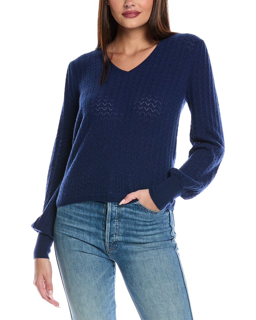 Свитер из кашемира с ажурным узором Isla Dion &Isla, синий
Свитер из кашемира с ажурным узором Isla Dion &Isla, синий