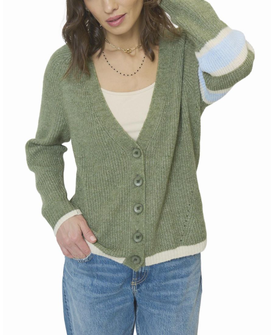 Женский кардиган Marley Varsity Central Park West, Green-stripe
Женский кардиган Marley Varsity Central Park West, Green-stripe