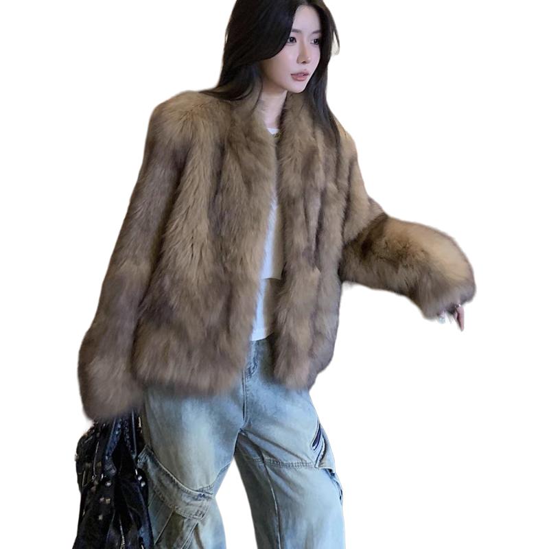 Куртка с бархатистой текстурой Women's QIAOMONVHAI, коричневый
Куртка с бархатистой текстурой Women's QIAOMONVHAI, коричневый