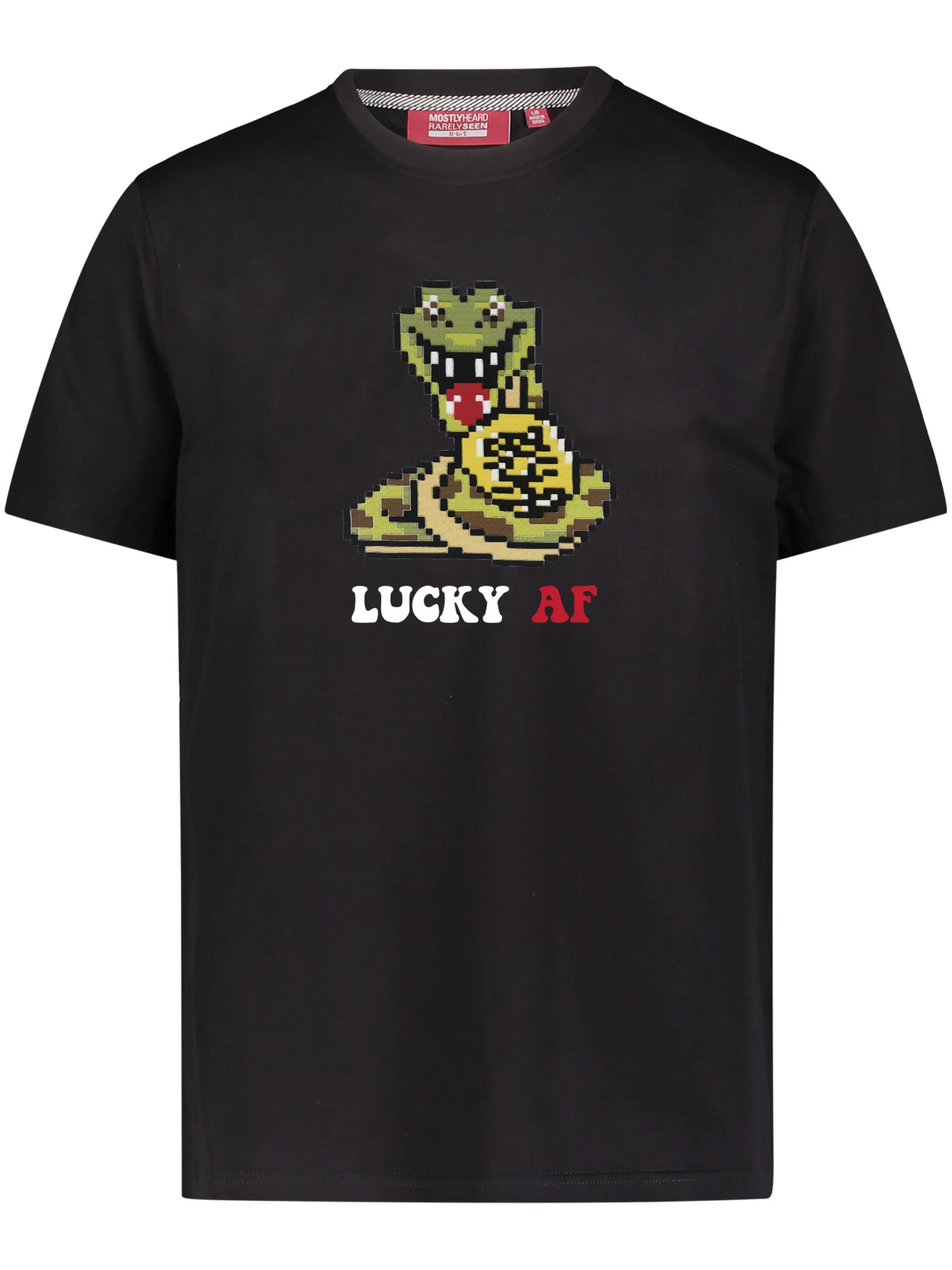 Футболка Lucky AF Mostly Heard Rarely Seen 8-Bit, черный
Футболка Lucky AF Mostly Heard Rarely Seen 8-Bit, черный
