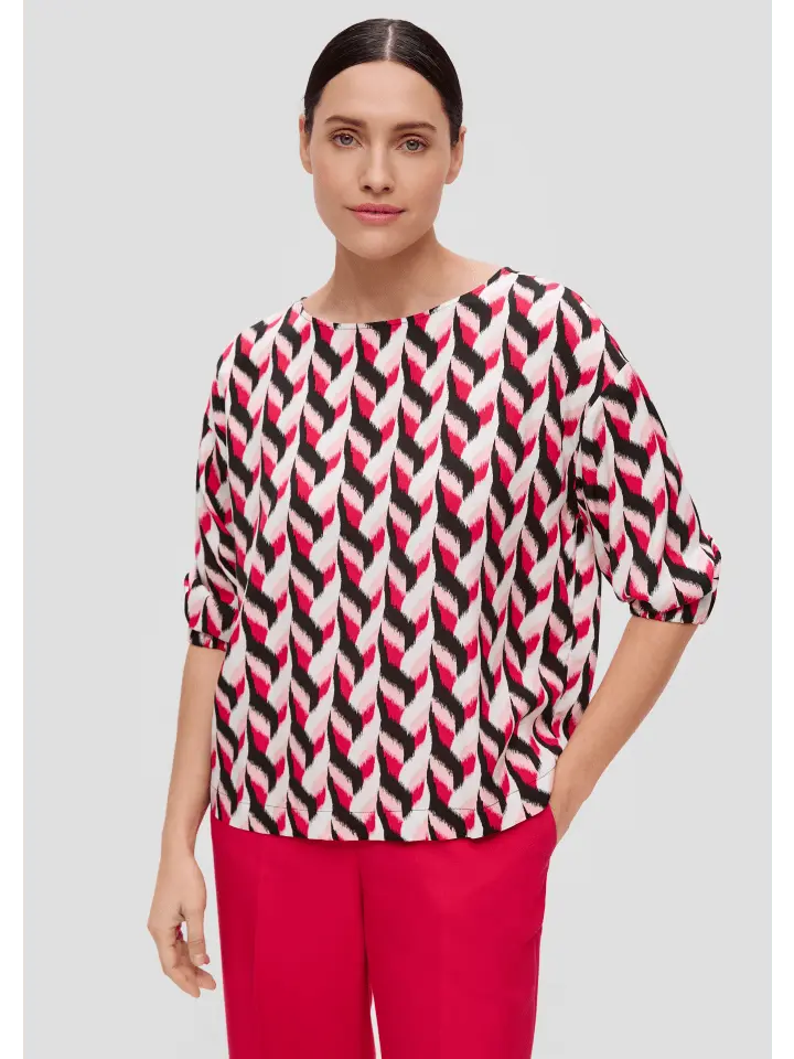 Блуза sOliver BLACK LABEL 3/4 Arm, цвет mehrfarbig-schwarz
Блуза sOliver BLACK LABEL 3/4 Arm, цвет mehrfarbig-schwarz