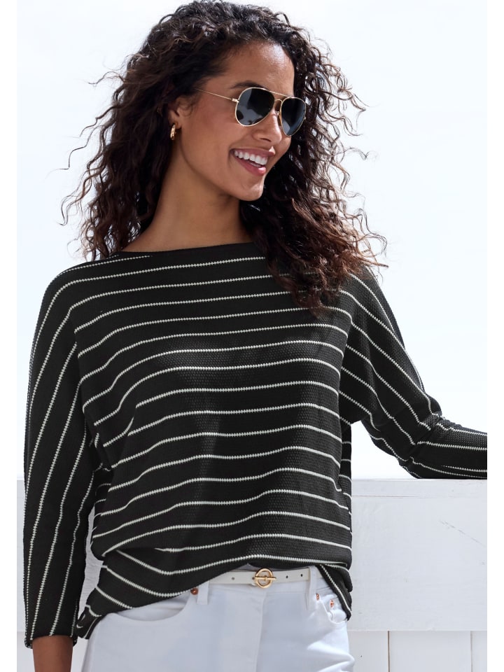 Рубашка с рукавами 3/4 в черно-белом цвете Vivance
Рубашка с рукавами 3/4 в черно-белом цвете Vivance