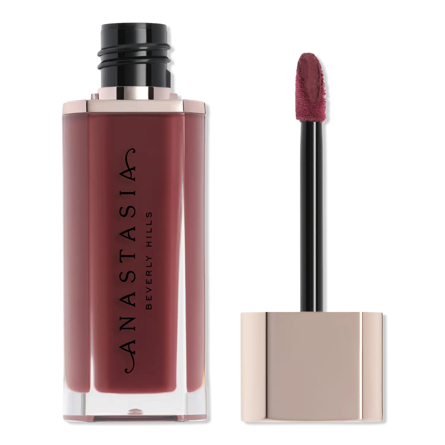 Губная бархатная муссовая помада с высокой пигментацией Anastasia Beverly Hills, Pomegranate (deep red berry)
Губная бархатная муссовая помада с высокой пигментацией Anastasia Beverly Hills, Pomegranate (deep red berry)
