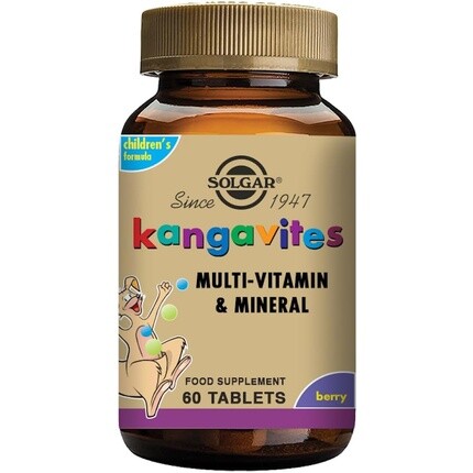Solgar Kangavites Bouncing Berry Полная мультивитаминная и минеральная формула, жевательные таблетки, 60 таблеток
Solgar Kangavites Bouncing Berry Полная мультивитаминная и минеральная формула, жевательные таблетки, 60 таблеток