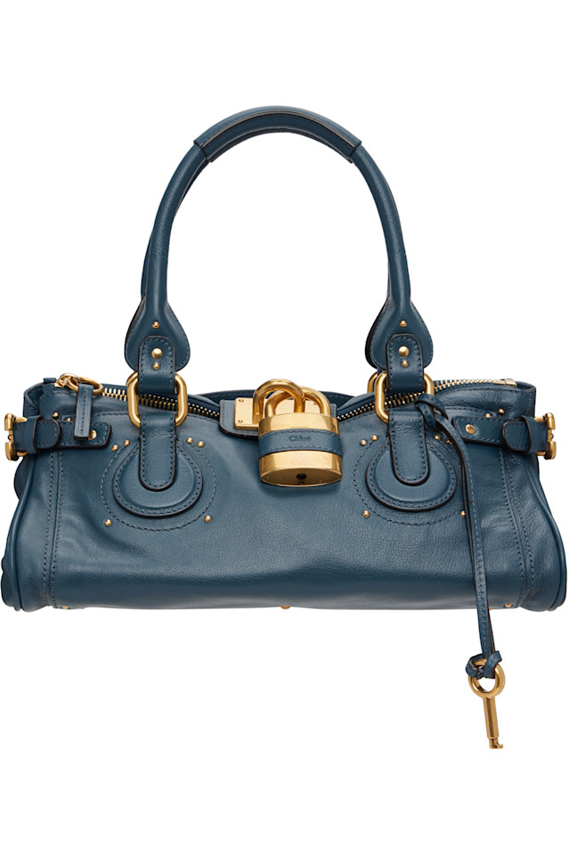 Chloé Синий паддингтонский мешок
Chloé Синий паддингтонский мешок