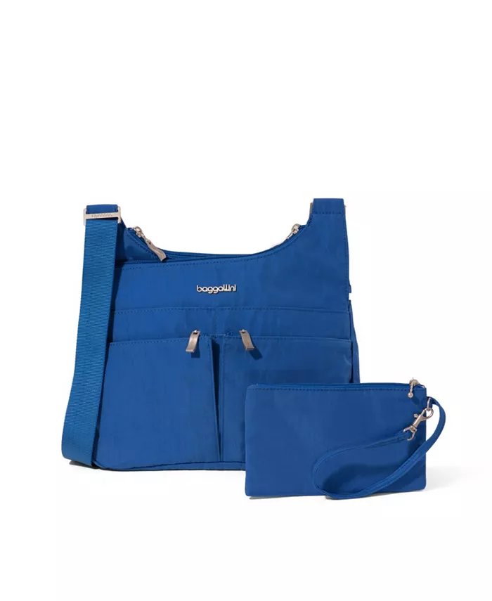 Кросс-боди сумка Baggallini, синий
Кросс-боди сумка Baggallini, синий