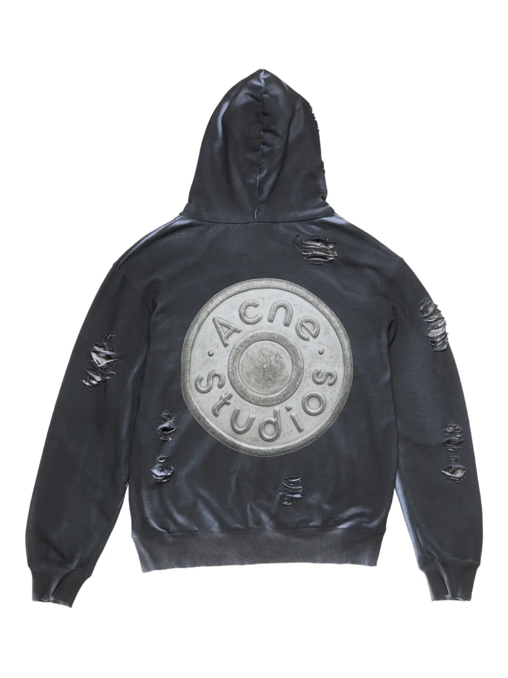 Худи на молнии с логотипом Acne Studios, черный
Худи на молнии с логотипом Acne Studios, черный