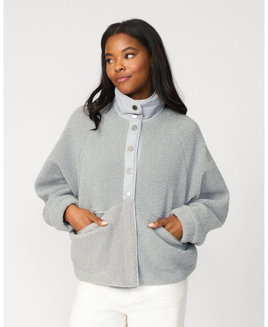 Женская уютная куртка из искусственного меха с воротником-стойкой Cable & Gauge, Charcoal grey
Женская уютная куртка из искусственного меха с воротником-стойкой Cable & Gauge, Charcoal grey