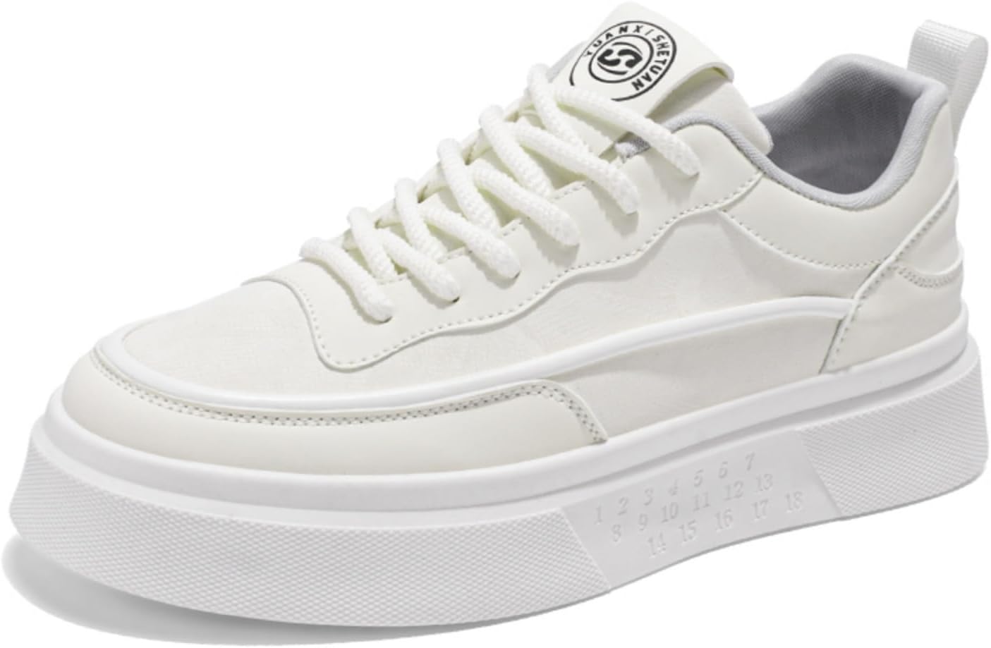 Мужские стильные кроссовки на платформе с цветными блоками, ретро повседневные шнурованные туфли с контрастной подкладкой, идеально подходят для повседневной носки и уличного стиля Aokisx, белый
Мужские стильные кроссовки на платформе с цветными блоками, ретро повседневные шнурованные туфли с контрастной подкладкой, идеально подходят для повседневной носки и уличного стиля Aokisx, белый