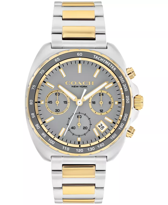 Мужские часы Charter с двухцветным браслетом из нержавеющей стали, 39 мм COACH
Мужские часы Charter с двухцветным браслетом из нержавеющей стали, 39 мм COACH