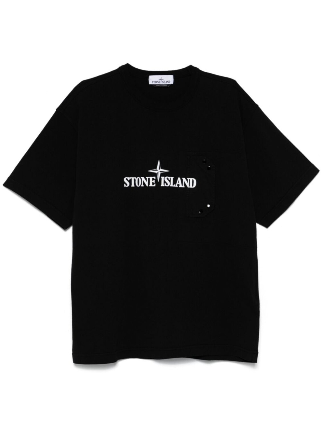 Stone Island футболка с принтом компаса, черный 
Stone Island футболка с принтом компаса, черный