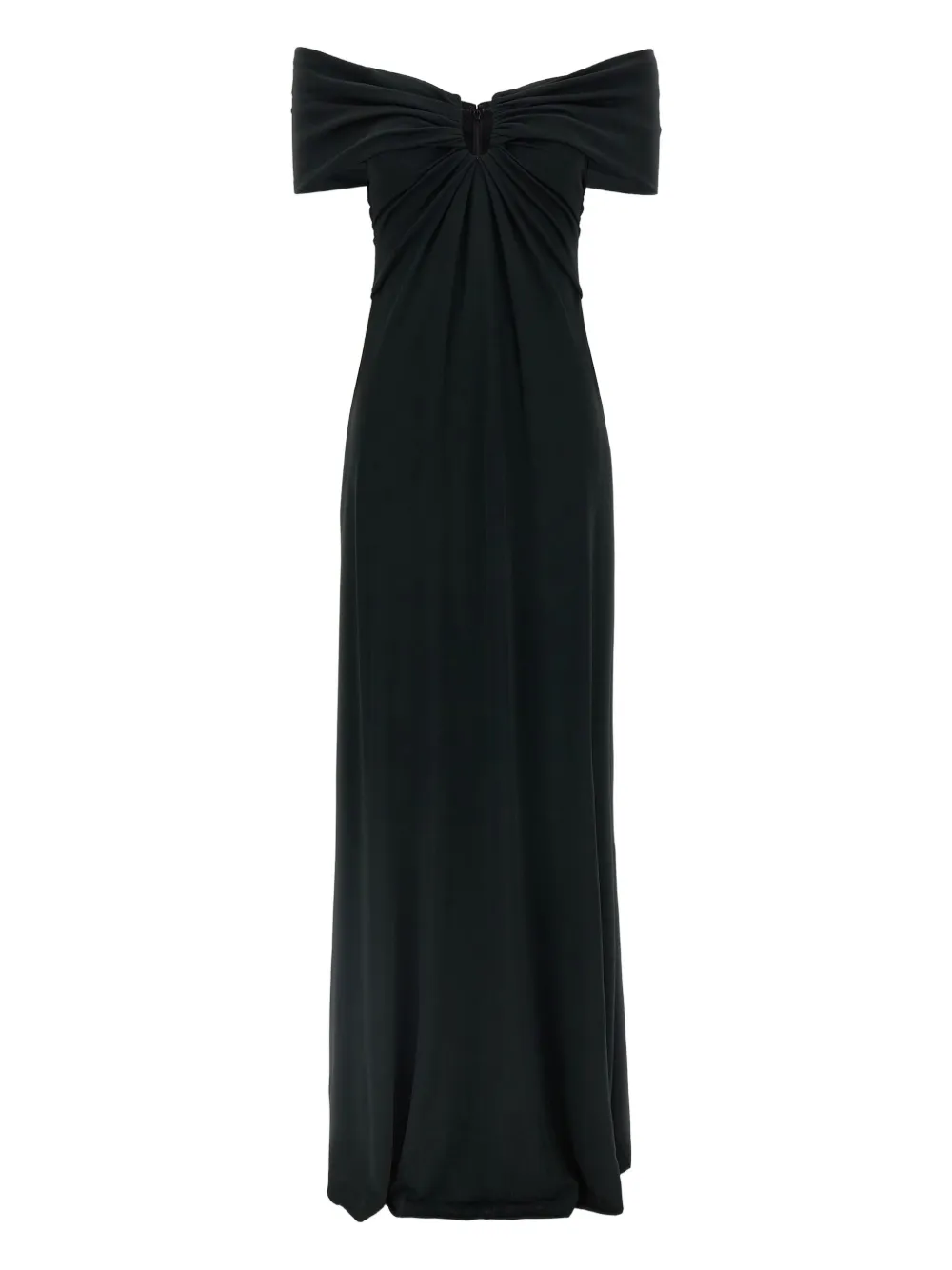 Вечернее платье с открытыми плечами Carolina Herrera, черный
