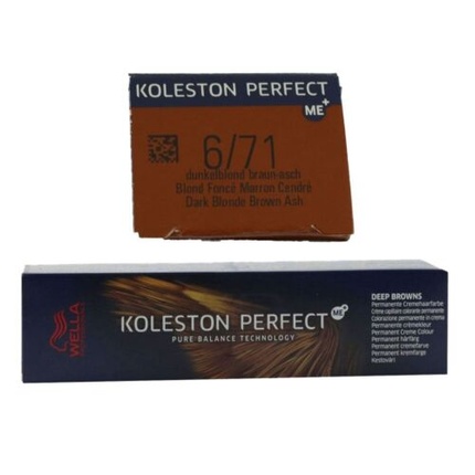 Koleston Perfect Me Deep Browns 60 мл 6/71 Темно-русый пепельно-коричневый Wella
Koleston Perfect Me Deep Browns 60 мл 6/71 Темно-русый пепельно-коричневый Wella