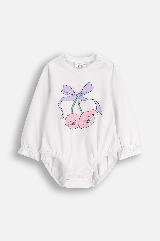 Детский боди с хлопком Coccodrillo, белый
Детский боди с хлопком Coccodrillo, белый