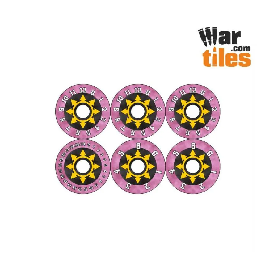 Маленькие циферблаты Warhammer — Дети удовольствия, War Tiles - Wound Dials
Маленькие циферблаты Warhammer — Дети удовольствия, War Tiles - Wound Dials