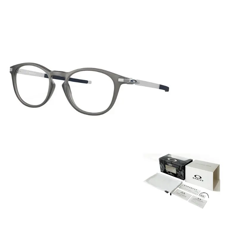 Oakley Овальная оправа для очков методом литья под давлением с памятью формы унисекс многоцветная, 8105F-02