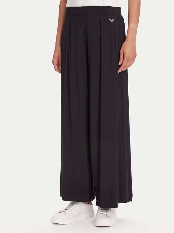 Брюки из ткани loose fit EW000522 AF10889 UC001 Emporio Armani Underwear, чёрный 
Брюки из ткани loose fit EW000522 AF10889 UC001 Emporio Armani Underwear, чёрный