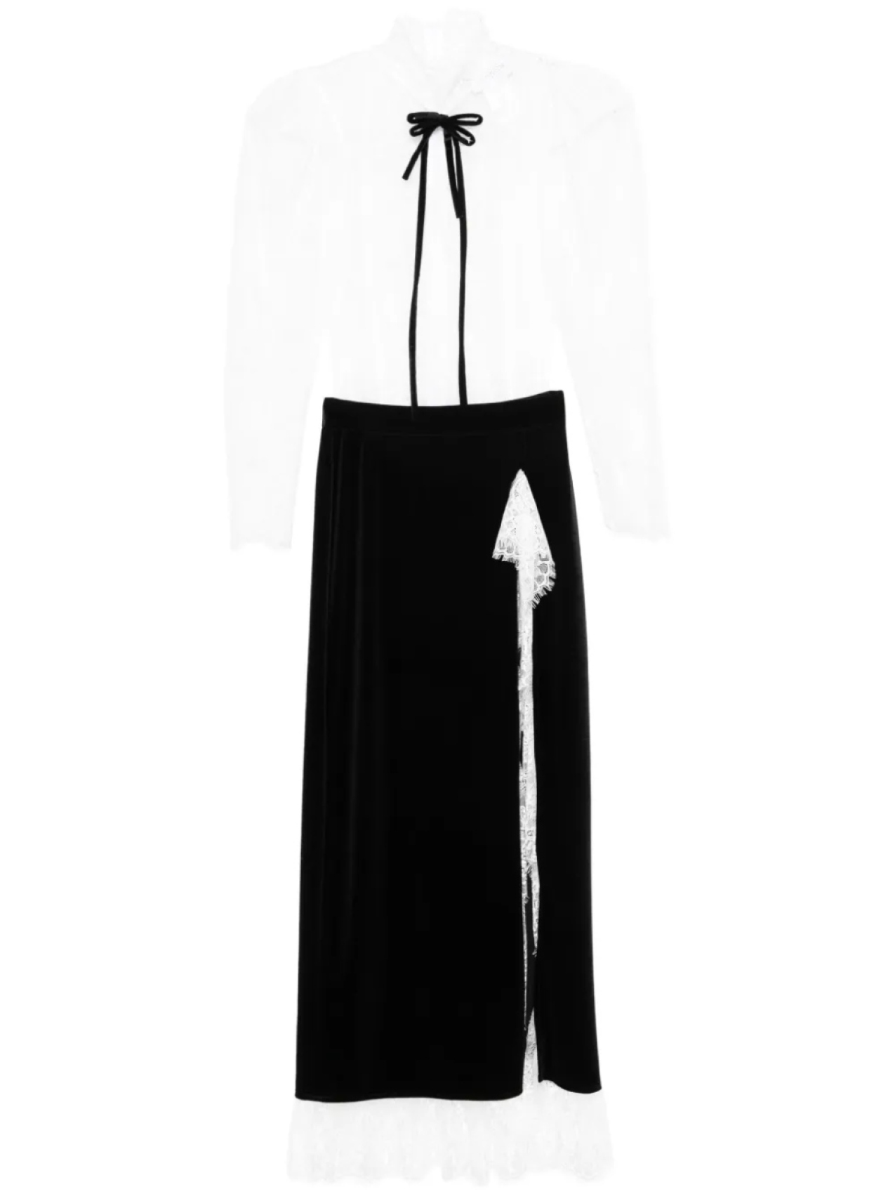 Ana Radu бархатный комплект из боди и юбки макси, черный
Ana Radu бархатный комплект из боди и юбки макси, черный