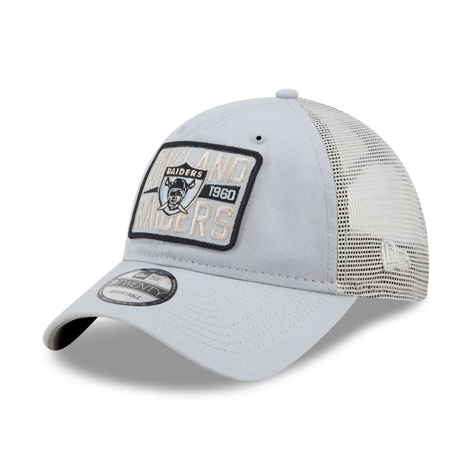Мужская кепка New Era Silver/Natural Oakland Raiders с историческим логотипом Devoted Trucker 9TWENTY Snapback
Мужская кепка New Era Silver/Natural Oakland Raiders с историческим логотипом Devoted Trucker 9TWENTY Snapback