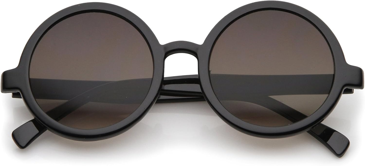 Модные круглые ретро-солнцезащитные очки zeroUV для женщин, защита от ультрафиолета UV400, винтажная оправа из рогового стекла, нейтральные цветные линзы, диаметр 52 мм (черный/дымчатый градиент), Black / Smoke Gradient
Модные круглые ретро-солнцезащитные очки zeroUV для женщин, защита от ультрафиолета UV400, винтажная оправа из рогового стекла, нейтральные цветные линзы, диаметр 52 мм (черный/дымчатый градиент), Black / Smoke Gradient