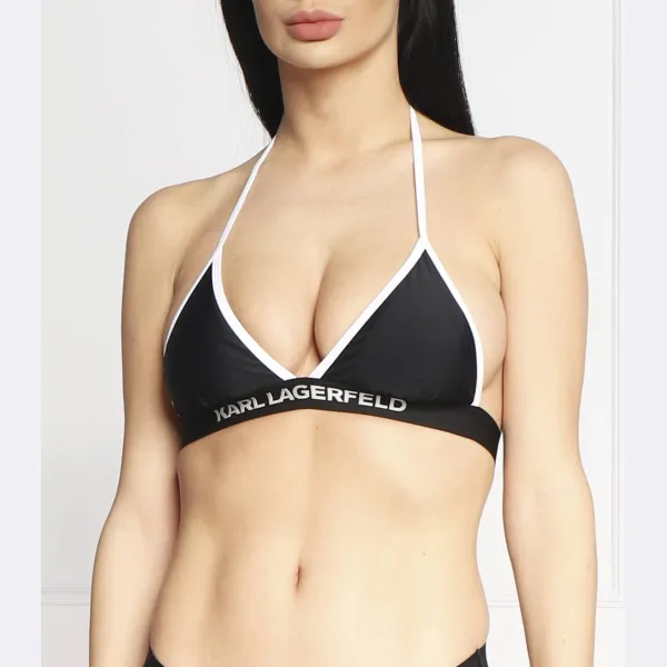 Эластичный лиф бикини с треугольными чашечками Karl Lagerfeld, черный
Эластичный лиф бикини с треугольными чашечками Karl Lagerfeld, черный