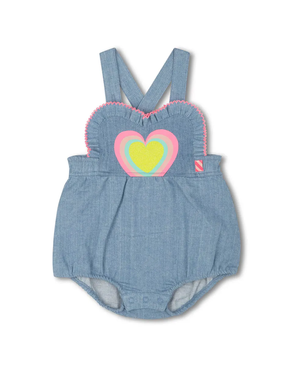 Малышка хлопковый комбинезон с сердцем Billieblush, синий
Малышка хлопковый комбинезон с сердцем Billieblush, синий