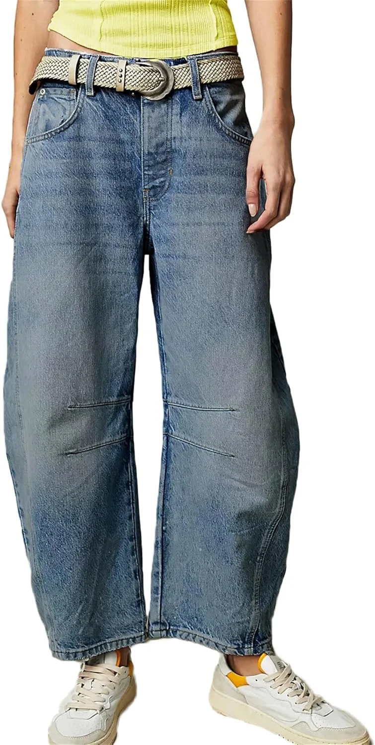 Женские джинсы бойфренды винтажные широкие мид-райз ZH8FCHAN
Женские джинсы бойфренды винтажные широкие мид-райз ZH8FCHAN