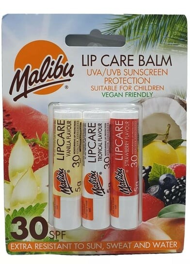 Бальзам для губ, набор помад UVA-UVB SPF30, 3 шт. Malibu
Бальзам для губ, набор помад UVA-UVB SPF30, 3 шт. Malibu