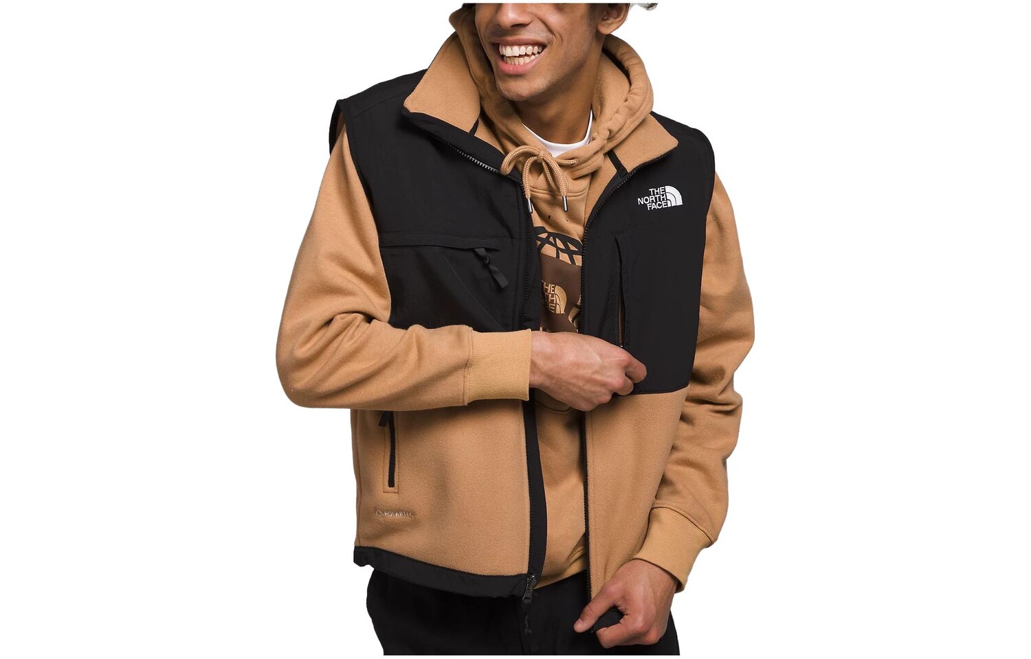 Жилет мужской коричневый The North Face 
Жилет мужской коричневый The North Face