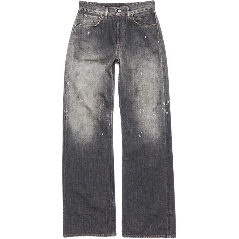 Выцветшие свободные джинсы Acne Studios, черный
Выцветшие свободные джинсы Acne Studios, черный