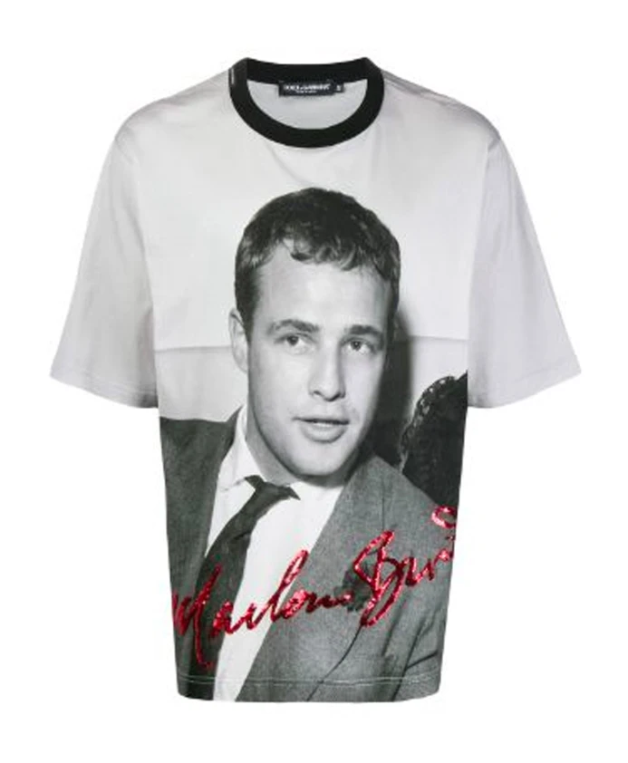 Футболка S Marlon Brando Dolce & Gabbana, черный 
Футболка S Marlon Brando Dolce & Gabbana, черный