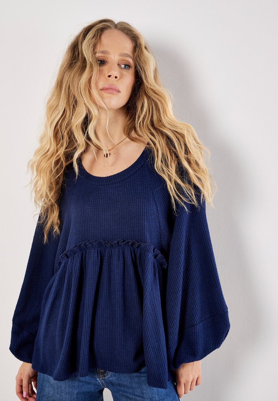 Блуза Apricot WAFFLE BABYDOLL OVERSIZED, Navy/Dark Blue
Блуза Apricot WAFFLE BABYDOLL OVERSIZED, Navy/Dark Blue