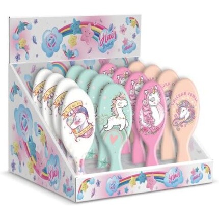 Esseci Italia Овальная расческа для волос с единорогом
Esseci Italia Овальная расческа для волос с единорогом