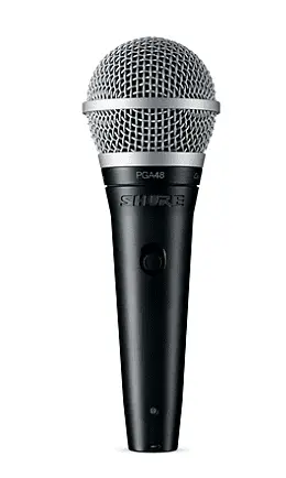 Динамический вокальный микрофон Shure PGA48-QTR
Динамический вокальный микрофон Shure PGA48-QTR