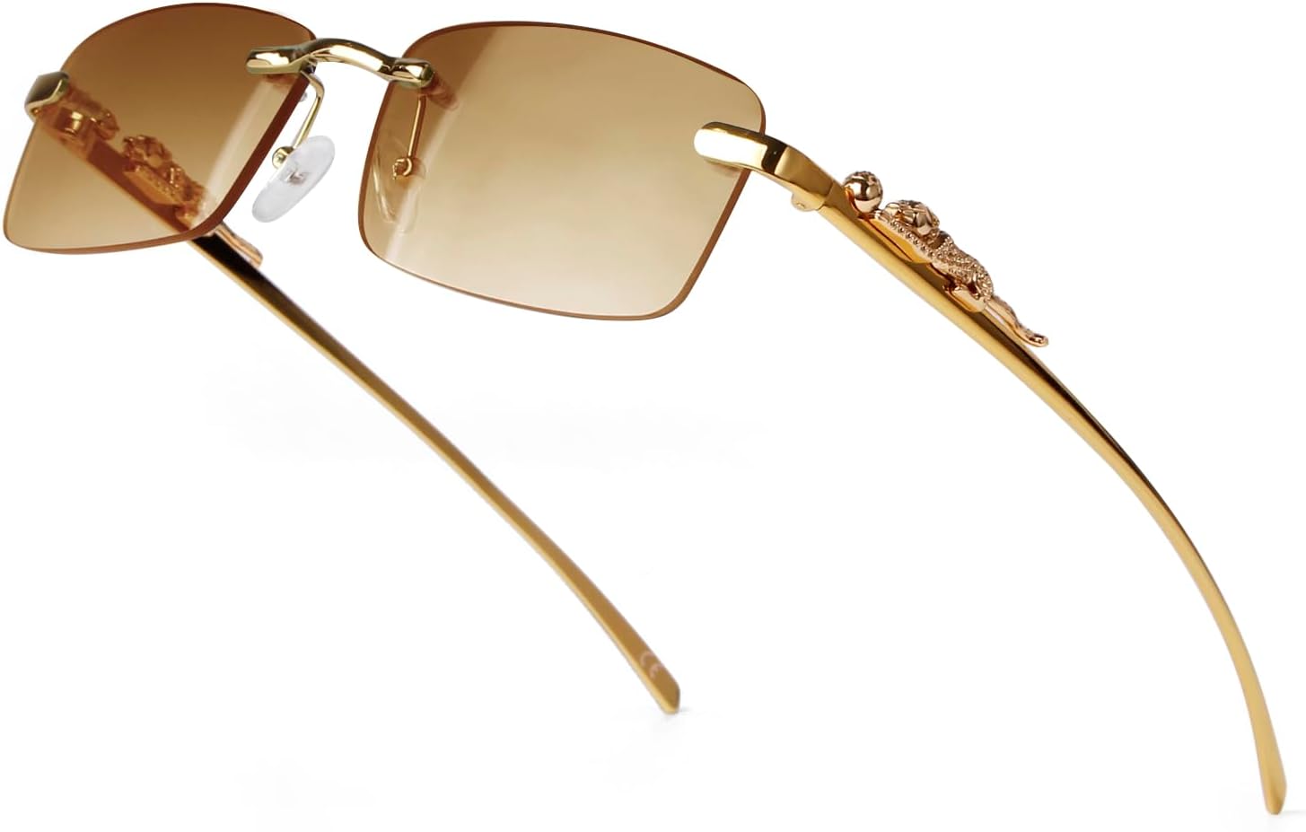 Винтажные прямоугольные солнцезащитные очки без оправы для женщин и мужчин, модные квадратные солнцезащитные очки без оправы из золотистого металла, прозрачные очки piscm, Gold/Gradient Brown
Винтажные прямоугольные солнцезащитные очки без оправы для женщин и мужчин, модные квадратные солнцезащитные очки без оправы из золотистого металла, прозрачные очки piscm, Gold/Gradient Brown