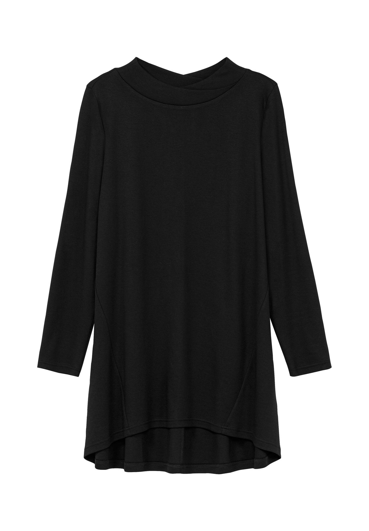 Длинная рубашка из интерлока, кроя кефаль Sheego, черный
Длинная рубашка из интерлока, кроя кефаль Sheego, черный