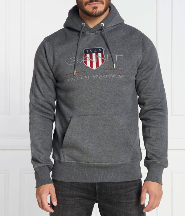 Толстовка мужская Gant с вышивкой, серый
Толстовка мужская Gant с вышивкой, серый