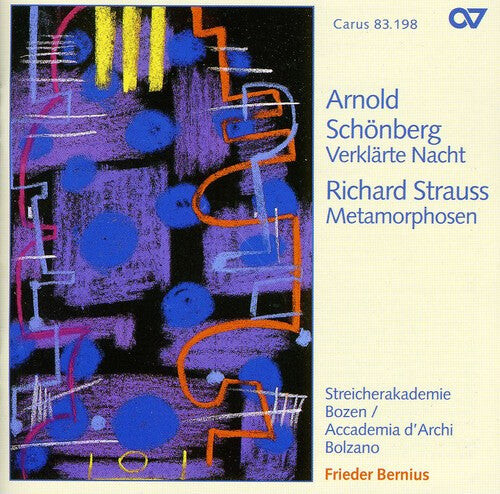 CD диск Schoenberg / Strauss, R. / Bernius / Johannsen: Verklarte Nacht / Metamorphosen
CD диск Schoenberg / Strauss, R. / Bernius / Johannsen: Verklarte Nacht / Metamorphosen