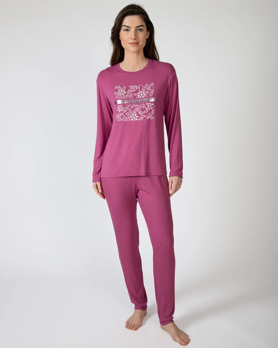 Женская длинная пижама из бамбуковой ткани Massana, розовый
Женская длинная пижама из бамбуковой ткани Massana, розовый