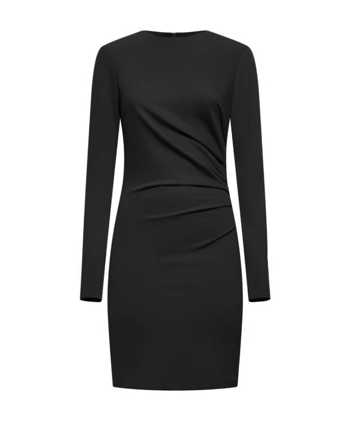 Платье с драпированными рукавами Silvian Heach, черный
Платье с драпированными рукавами Silvian Heach, черный