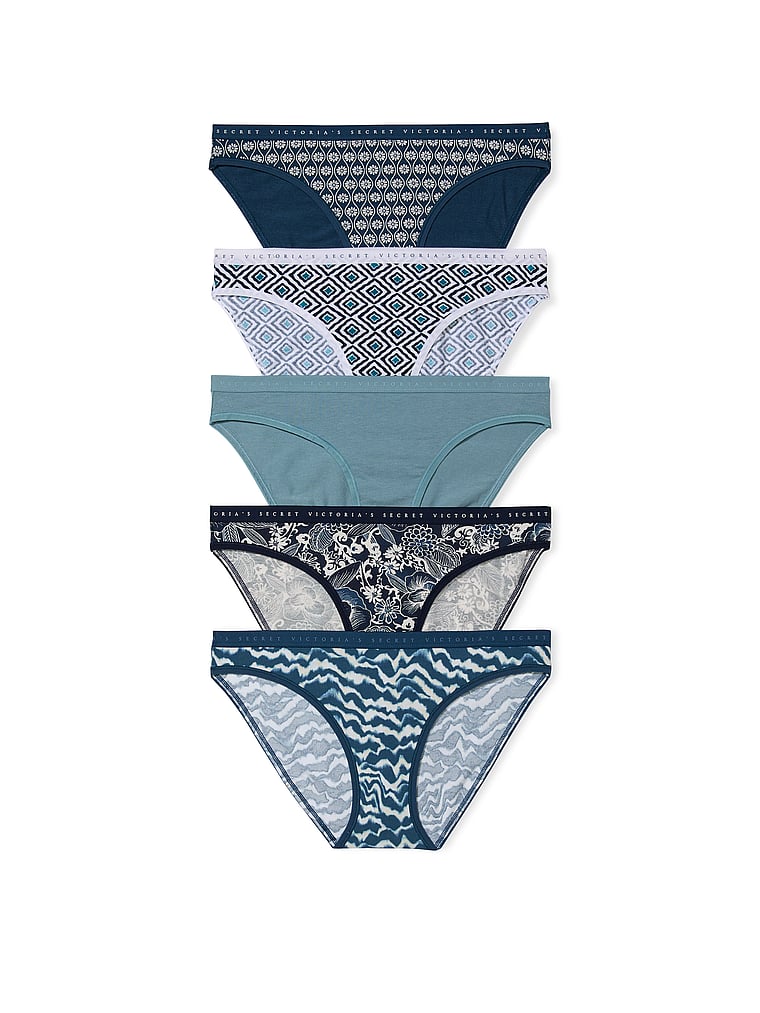 Комплект из 5 трусиков-бикини из эластичного хлопка Victoria'S Secret, 5 pack multi
Комплект из 5 трусиков-бикини из эластичного хлопка Victoria'S Secret, 5 pack multi