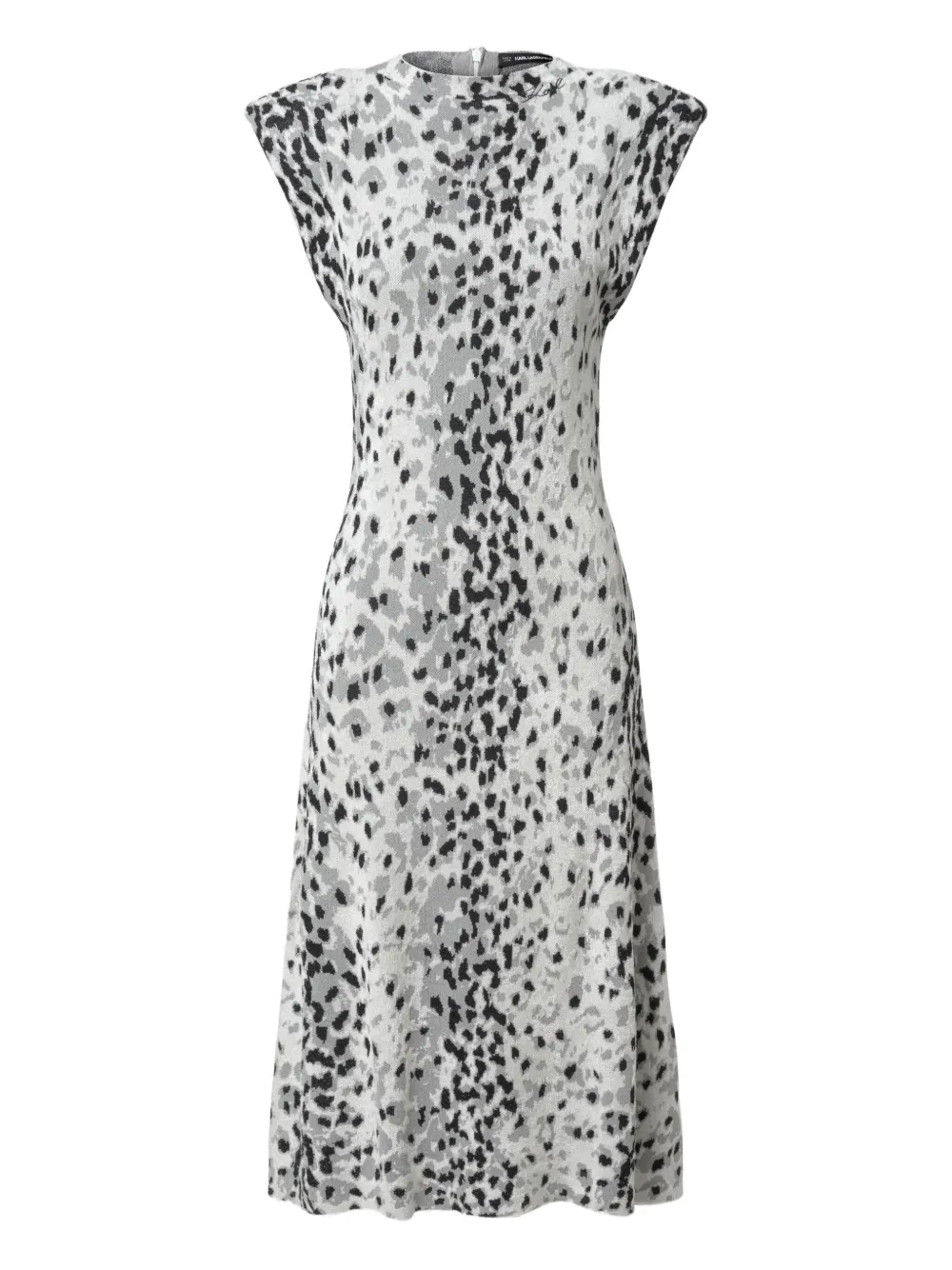 Платье миди с леопардовым принтом Karl Lagerfeld, белый
Платье миди с леопардовым принтом Karl Lagerfeld, белый