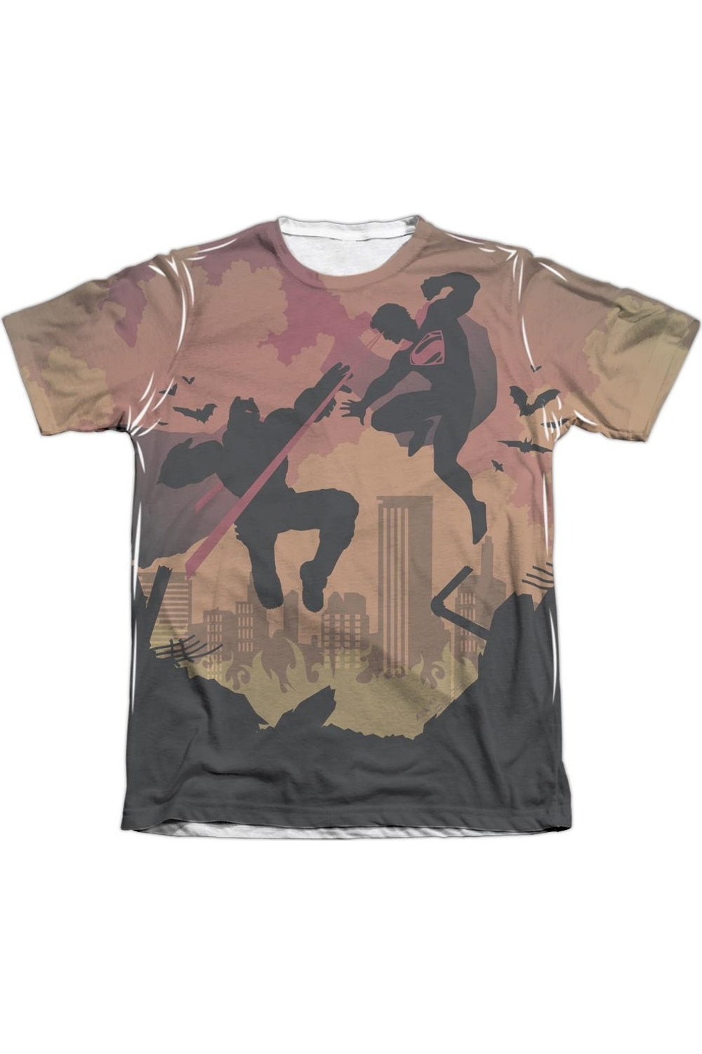 Футболка с коротким рукавом Batman V Superman Silhouette Fight для взрослых из полиэстера/хлопка Gildan, белый
Футболка с коротким рукавом Batman V Superman Silhouette Fight для взрослых из полиэстера/хлопка Gildan, белый