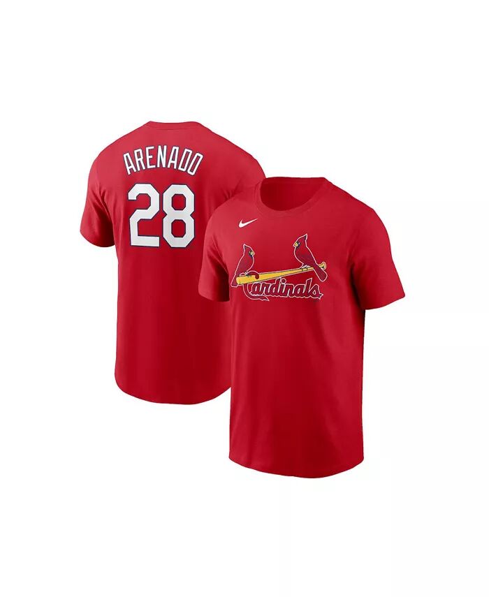 Мужская футболка с именем и номером игрока St. Louis Cardinals - Нолан Аренадо Nike
Мужская футболка с именем и номером игрока St. Louis Cardinals - Нолан Аренадо Nike