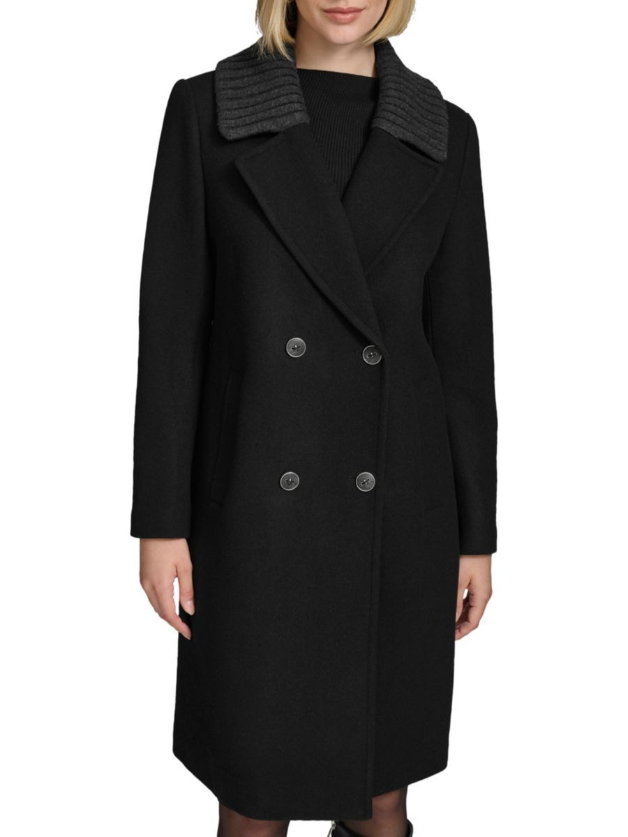 Пальто из текстурированной шерстяной смеси Sloane Walker Andrew Marc, черный
Пальто из текстурированной шерстяной смеси Sloane Walker Andrew Marc, черный