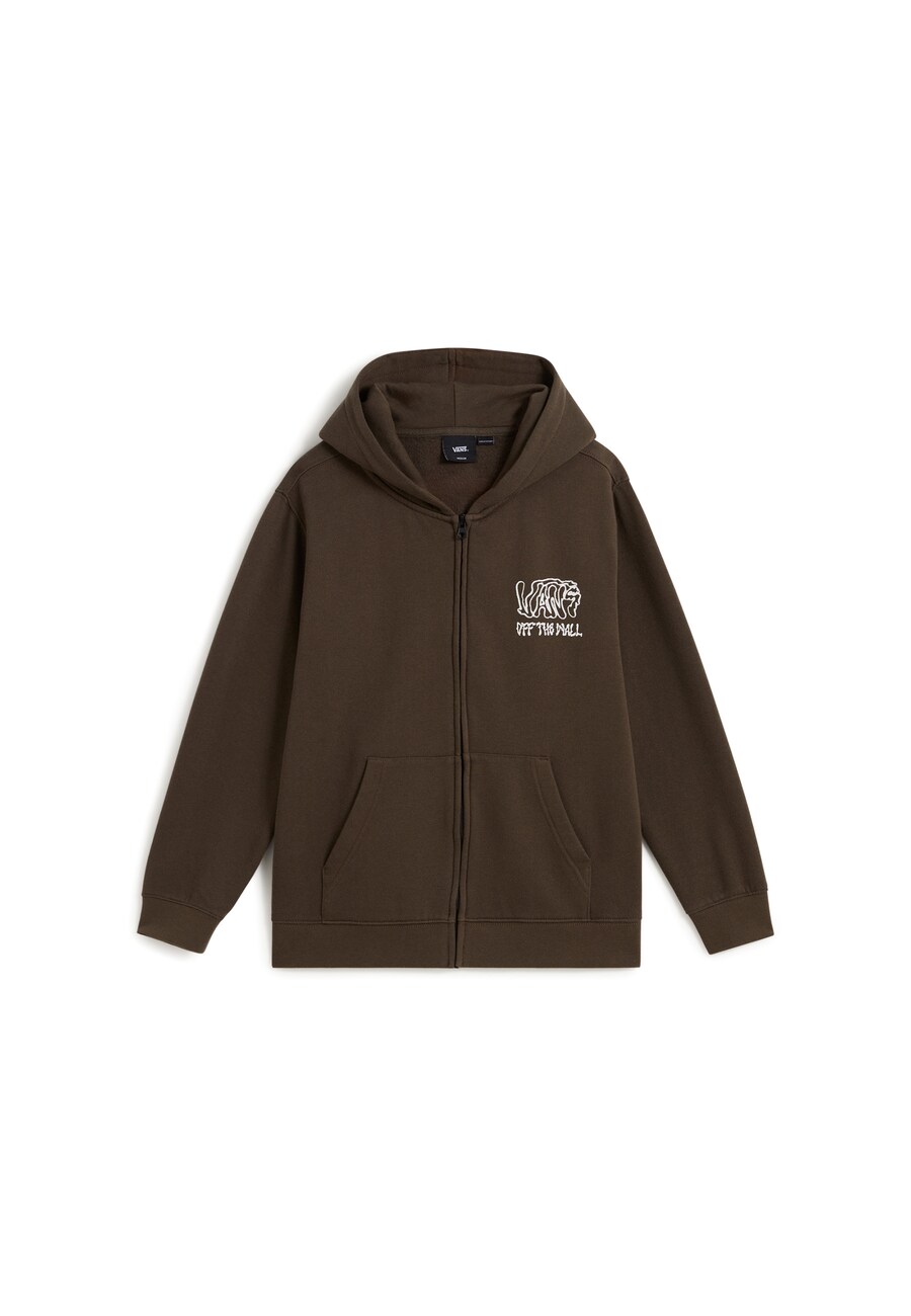 Толстовка с капюшоном на молнии VANS, темно-коричневый
Толстовка с капюшоном на молнии VANS, темно-коричневый